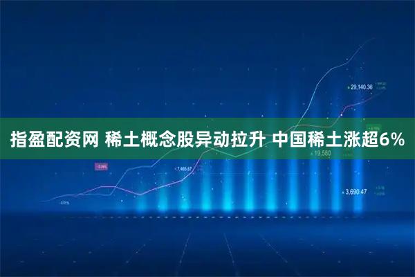 指盈配资网 稀土概念股异动拉升 中国稀土涨超6%